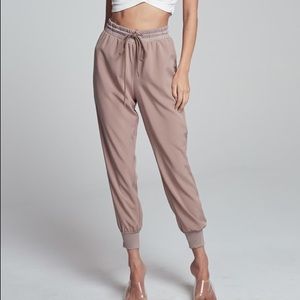High Waisted Drawstring Jogger with Pockets